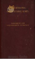 SECOND INTERNATIONAL CONCRESS OF SURFACE ACTIVITY I PDF电子版封面