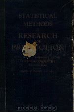 STATISTICAL METHODS IN RESEARCH AND PRODUCTION PDF电子版封面 OWEN L·DAVIES M·SC· PH·D