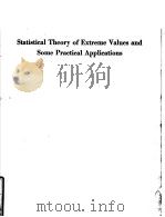 Statistical Theory of Extreme Values and Some Practical Applications PDF电子版封面 Emil J.Gumbel