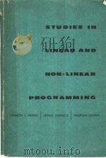 STUDIES IN LINEAR AND NON-LINEAR PROGRAMMING PDF电子版封面 KENNETH J.ARROW LEONID HURWIC