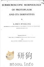 SUBMICROSCOPIC MORPHOLOGY OF PROTOPLASM AND ITS DERIVATIVES（ PDF版）