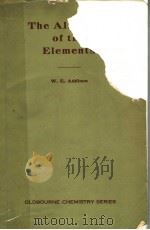 THE ALLOTROPY OF THE ELEMENTS PDF电子版封面 W·E·ADDISON