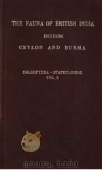 THE FAUNA OF BRITISH INDIA CEYLON AND BURMA PDF电子版封面 MALCOLM CAMERON M.B. R.N. F.E.