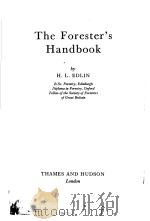 THE FORESTER‘S HANDBOOK PDF电子版封面 H.L.EDLIN