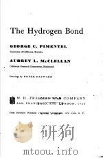 The Hydrogen Bond PDF电子版封面 GEORGE C.PIMENTEL