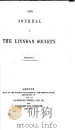 THE LINNEAN SOCIETY PDF电子版封面