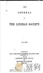 THE LINNEAN SOCIETY Ⅱ PDF电子版封面