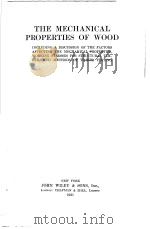 THE MECHANICAL PROPERTIES OF WOOD（ PDF版）