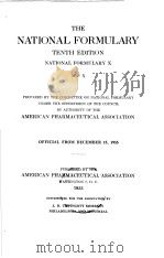 THE NATIONAL FORMULARY（ PDF版）