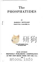 THE PHOSPHATIDES PDF电子版封面 HAROLD WITTCOFF