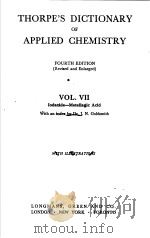 THORPE‘S DICTIONARY OF APPLIED CHEMISTRY Ⅶ（ PDF版）