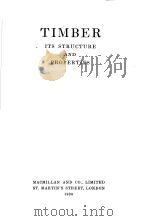 TIMBER PDF电子版封面 H·E·DESCH