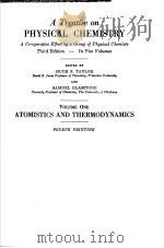 TREATISE ON PHYSICAL CHEMISTRY VOLUME ONE（ PDF版）