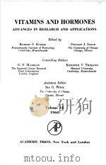 VITAMINS AND HORMONES ADVANCES IN RESEARCH AND APPLICATIONS VOLUME 18 PDF电子版封面 G.F.MARRIAN