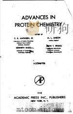 ADVANCES IN PROTEIN CHEMISTRY VOLUME ⅩⅢ 1958 PDF电子版封面 C.B.ANFINSEN.JR. M.L.ANSON