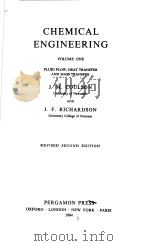 CHEMICAL ENGINEERING VOLUME ONE REVISED SECOND EDITION（1964 PDF版）