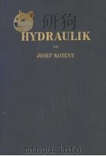 HYDRAULIK PDF电子版封面 JOSEF KOZENY