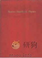SELECTED REFERENCE MATERIAL UNITED STATES ATOMIC ENERGY PROGRAM REACTOR HANDBOOK:PHYSICS PDF电子版封面