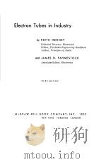 ELECTRON TUBES IN INDUSTRY（ PDF版）