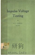 IMPULSE-VOLTAGE TESTING PDF电子版封面 W.G.HAWLEY