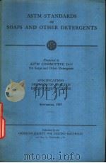 ASTM STANDARDS SOAPS AND OTHER DETERGENTS 1957（ PDF版）