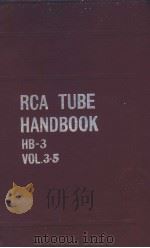 RCA TUBE HANDBOOK HB-3 VOL.3-5 PDF电子版封面