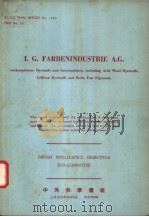 B.L.O.S. FINAL REPORT NO.1484I.G.FARBENINDUSTRIE A.G. PDF电子版封面