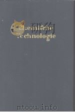 CHEMISCHE TECHNOLOGIE ORGANISCHE TECHNOLOGIE Ⅰ PDF电子版封面