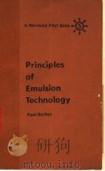 PRINCIPLES OF EMULSION TECHNOLOGY 5     PDF电子版封面     