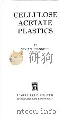 CELLULOSE ACETATE PLASTICS（1950 PDF版）