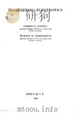 ENGINEERING ELECTRONICS PDF电子版封面 GEORGE E. HAPPELL WILFRED M. H