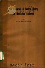 THE ESSENTIALS OF CONTROL THEORY FOR MECHANICAL ENGINEERS     PDF电子版封面    D.B.WELBOURN 