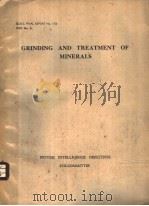 B.I.O.S.FINAL REPORT NO.1356 ITEM NO.22 GRINDING AND TREATMENT OF MINERALS PDF电子版封面