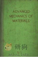 ADVANCED MECHANICS OF MATERIALS（1932 PDF版）