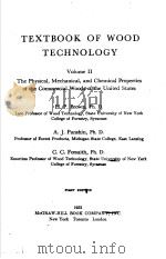 TEXTBOOK OF WOOD TECHNOLOGY PDF电子版封面 H·P·BROWN