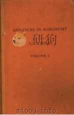 ADVANCES IN AGRONOMY VOLUME I PDF电子版封面 A·G·NORMAN