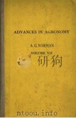 ADVANCES IN AGRONOMY VOLUME XII PDF电子版封面 A·G·NORMAN