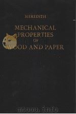MECHANICAL PROPERTIES OF WOOD AND PAPER PDF电子版封面 H·F·RANCE