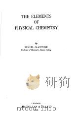 INTRODUCTION TO THE STUDY OF PHYSICAL CHEMISTRY PDF电子版封面 LOUIS P.HAMMETT
