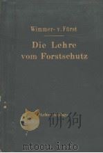 DIE LEHRE VOM FORSTSCHUTZ PDF电子版封面