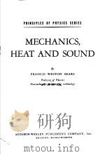 MECHANICS HEAT AND SOUND PDF电子版封面