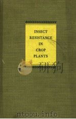 INSECT RESISTANCE IN CROP PLANTS PDF电子版封面 REGINALD H·PAINTER