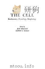 THE CELL VOLUME VI PDF电子版封面 JEAN BRACHET
