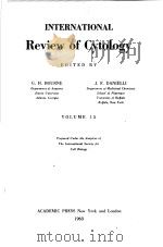 INTERNATIONAL REVIEW OF CYTOLOGY VOLUME 15 PDF电子版封面 G·H·BOURNE
