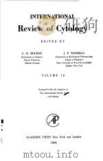 INTERNATIONAL REVIEW OF CYTOLOGY VOLUME 16 PDF电子版封面 G·H·BOURNE