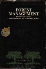 FOREST MANAGEMENT:REGULATION AND VALUATION SECOND EDITION PDF电子版封面 KENNETH P.DAVIS