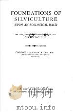 FOUNDATIONS OF SILVICULTURE（ PDF版）