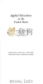 FOUNDATIONS OF SILVICULTURE UPON AN ECOLOGICAL BASIS VOLUME 1 PDF电子版封面 R·H·WESTVELD