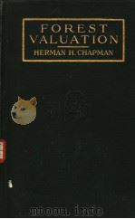 FOREST VALUATION PDF电子版封面 HERMAN H·CHAPMAN