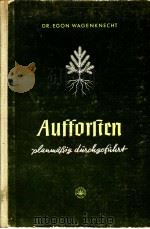 AUFFORSTEN PLANMABIG DURCHGEFUHRT PDF电子版封面
